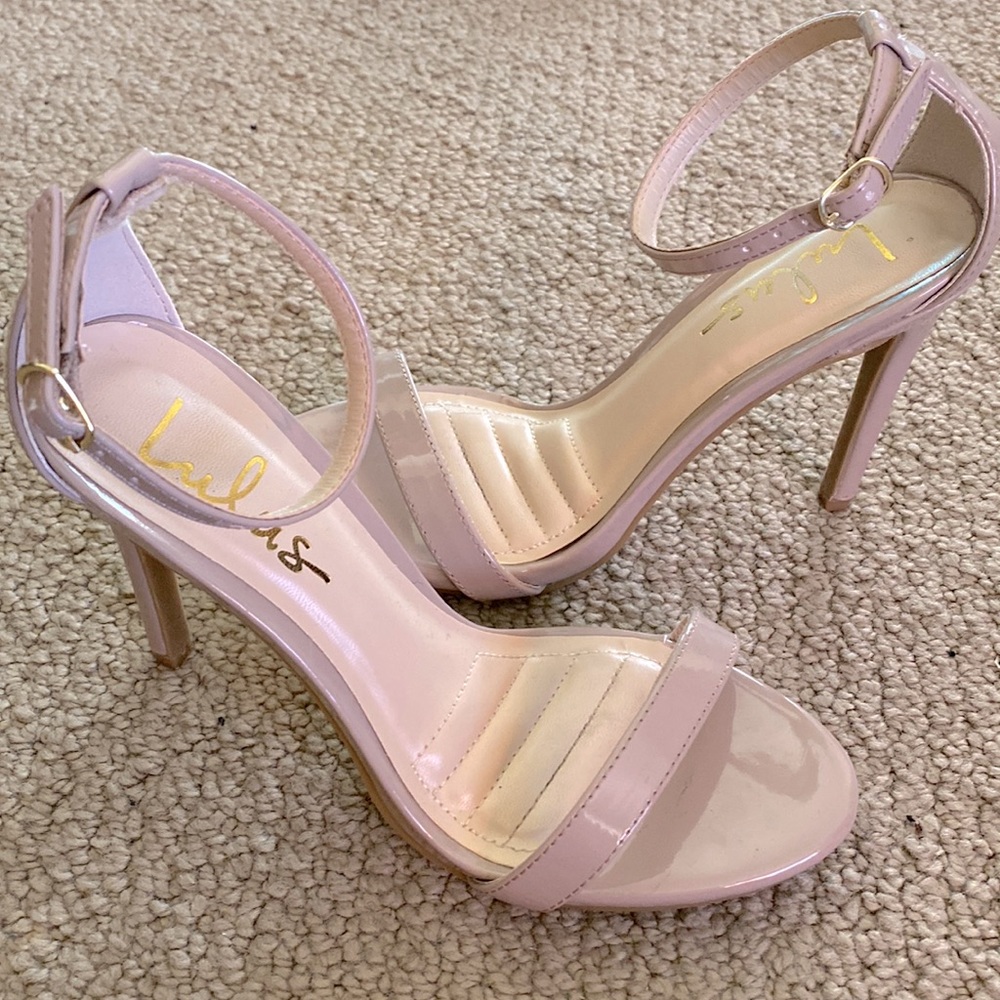 Nude stiletto heels